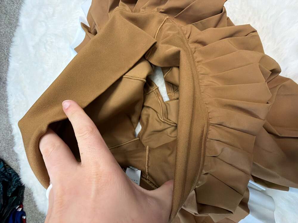 Offline by Aerie Pleated Tennis Skort in Brown - Picture 4 of 5